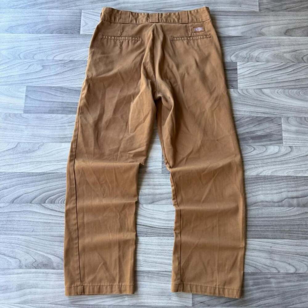 Dickies 874 Original Fit Work Pants Size 34x30 Tan Brown Icons